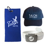 Talon Hat, Golf Towel & Belt Bundle