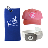 Talon Hat, Golf Towel & Belt Bundle