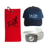 Talon Hat, Golf Towel & Belt Bundle