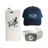 Talon Hat, Golf Towel & Belt Bundle