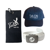 Talon Hat, Golf Towel & Belt Bundle