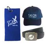 Talon Hat, Golf Towel & Belt Bundle