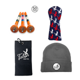 Talon Beanie, Golf Towel, Tees, & Headcover Bundle