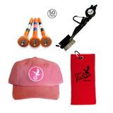 Talon Baseball Hat, Golf Towel, Tees & Brush Bundle