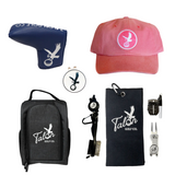 Talon Golf Shoe Bag, Accessory Pack, Putter Cover, Baseball Hat & Ball Marker Bundle