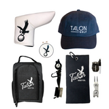 Talon Golf Shoe Bag, Accessory Pack, Putter Cover, Baseball Hat & Ball Marker Bundle