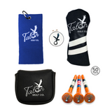 Talon Tees, Ball Marker, Towel, Headcover & Putter Cover Bundle