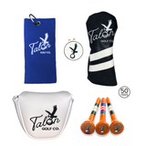 Talon Tees, Ball Marker, Towel, Headcover & Putter Cover Bundle
