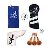 Talon Tees, Ball Marker, Towel, Headcover & Putter Cover Bundle