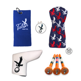 Talon Tees, Ball Marker, Towel, Headcover & Putter Cover Bundle