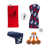 Talon Tees, Ball Marker, Towel, Headcover & Putter Cover Bundle