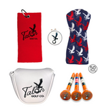Talon Tees, Ball Marker, Towel, Headcover & Putter Cover Bundle