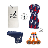 Talon Tees, Ball Marker, Towel, Headcover & Putter Cover Bundle