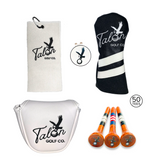 Talon Tees, Ball Marker, Towel, Headcover & Putter Cover Bundle