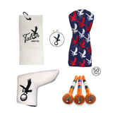 Talon Tees, Ball Marker, Towel, Headcover & Putter Cover Bundle