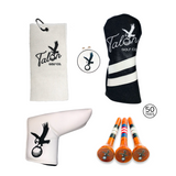 Talon Tees, Ball Marker, Towel, Headcover & Putter Cover Bundle