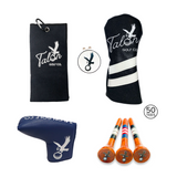 Talon Tees, Ball Marker, Towel, Headcover & Putter Cover Bundle