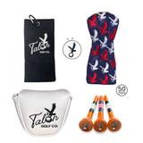 Talon Tees, Ball Marker, Towel, Headcover & Putter Cover Bundle