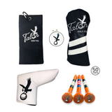 Talon Tees, Ball Marker, Towel, Headcover & Putter Cover Bundle