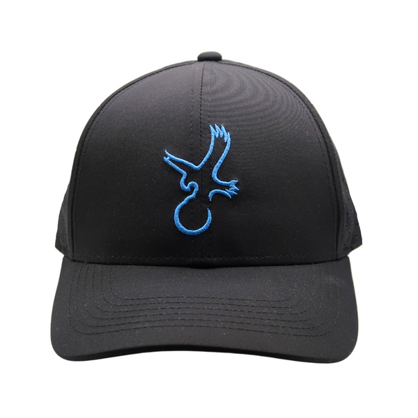 Black/Carolina Blue Eagle Performance Hat