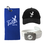 Talon Hat, Golf Towel & Belt Bundle