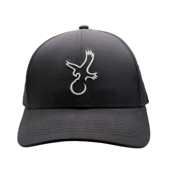 Black/Grey Eagle Performance Hat