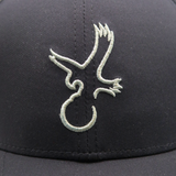 Black/Grey Eagle Performance Hat