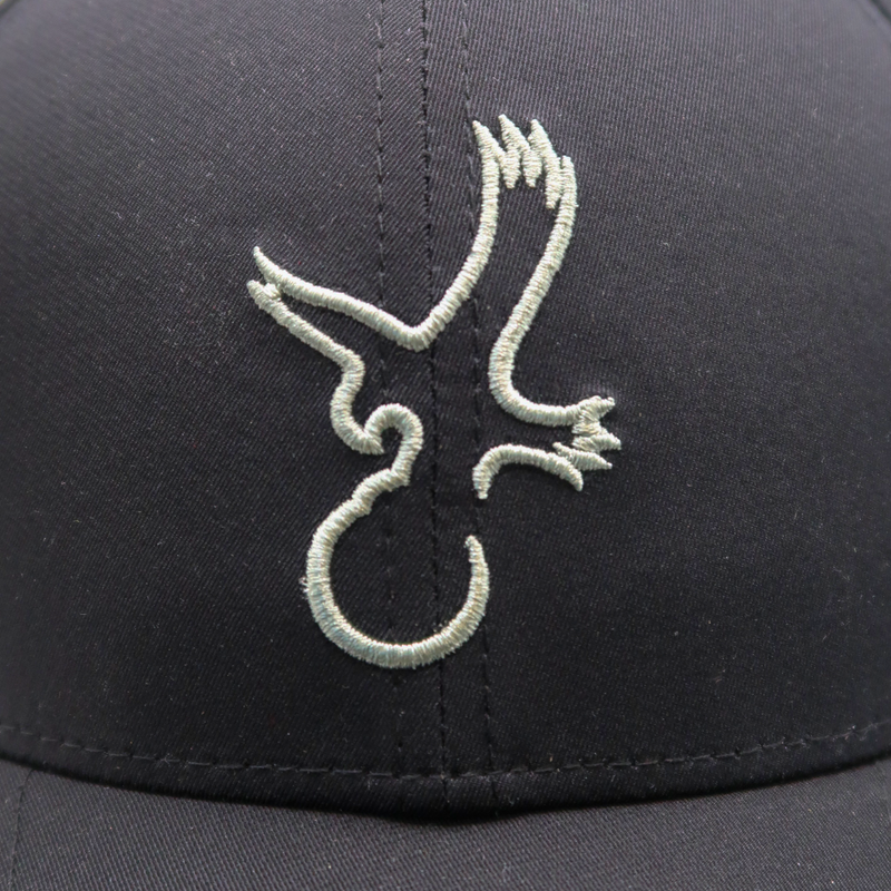 Black/Grey Eagle Performance Hat