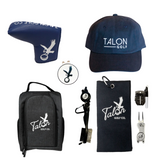 Talon Golf Shoe Bag, Accessory Pack, Putter Cover, Baseball Hat & Ball Marker Bundle