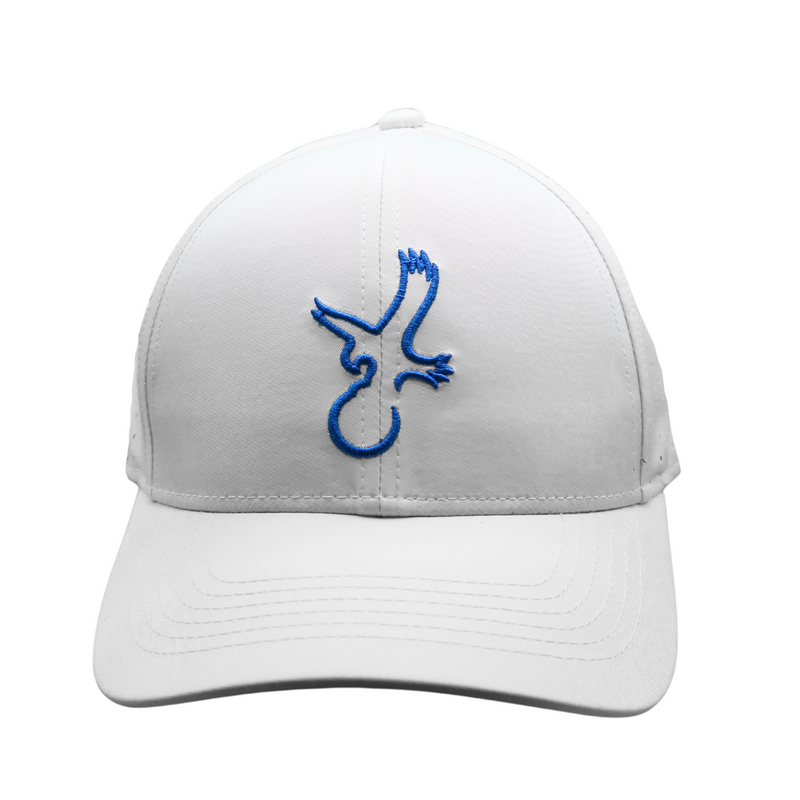 White/Blue Eagle Performance Hat