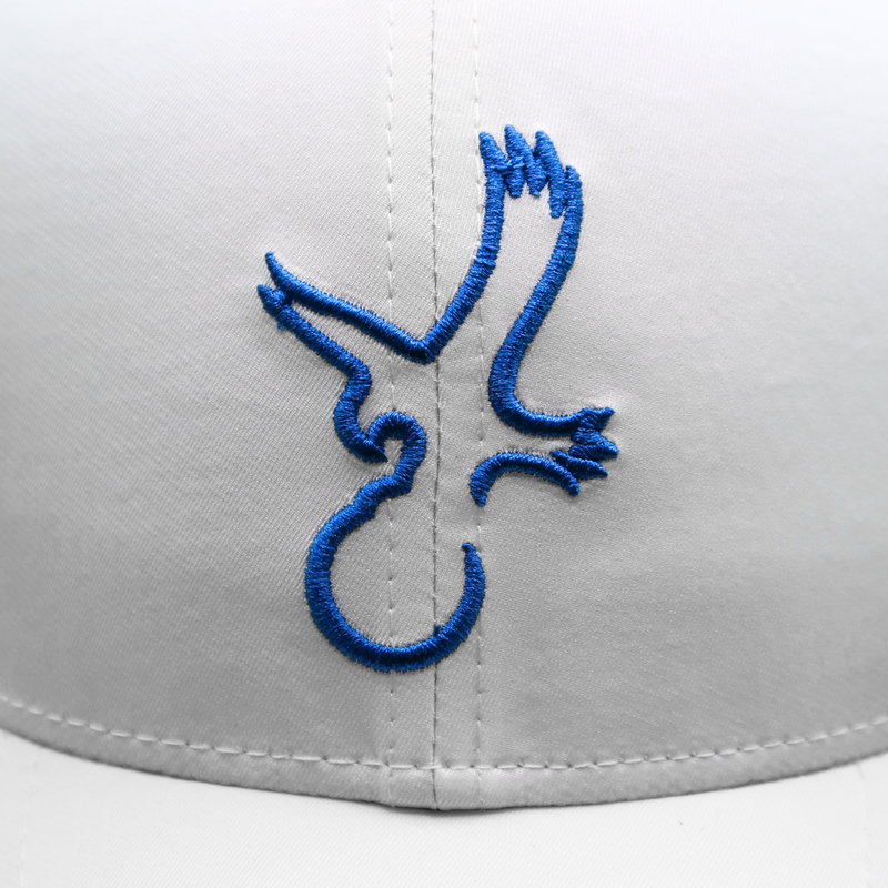 White/Blue Eagle Performance Hat