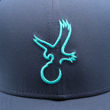Navy/Teal Eagle Performance Hat