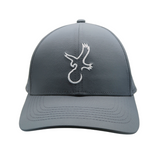 Grey/White Eagle Performance Hat