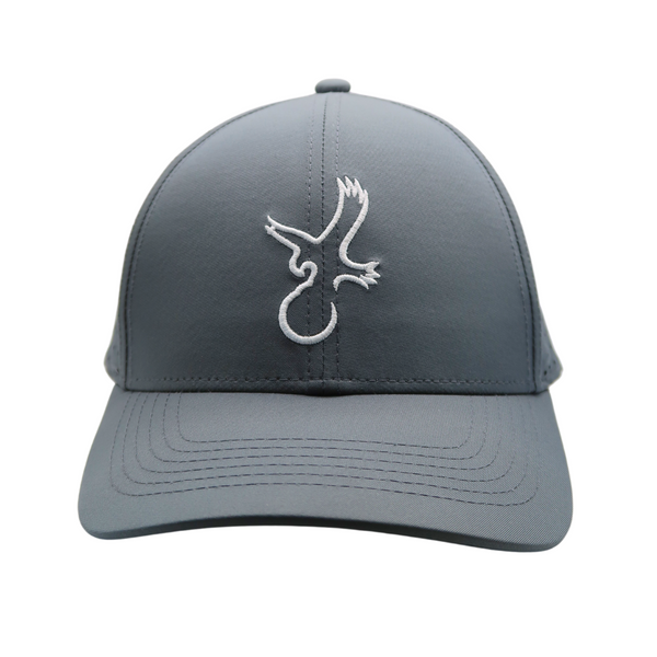 Grey/White Eagle Performance Hat