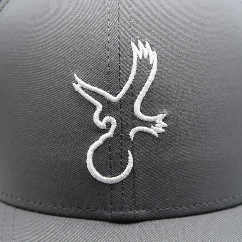 Grey/White Eagle Performance Hat