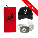 Talon Hat, Golf Towel & Belt Bundle