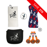 Talon Tees, Ball Marker, Towel, Headcover & Putter Cover Bundle