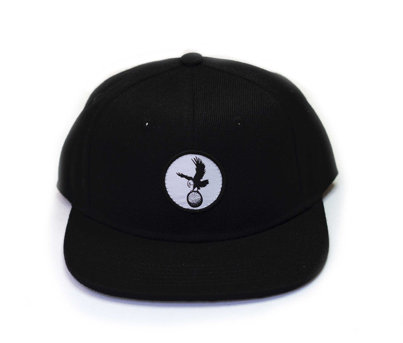 Flat Brim Hat - Black