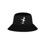 Talon Reversible Bucket Hat -White Logo Black Icon