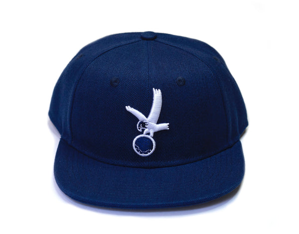 Flat Brim Hat - Navy