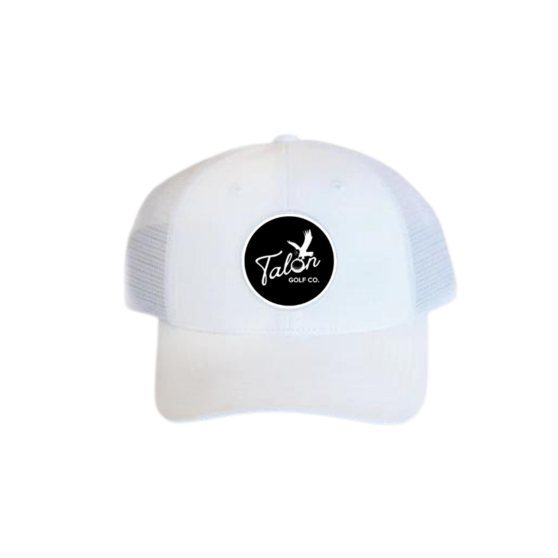 Trucker Hat - White w/ Circle Logo